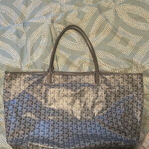 100% AUTHENTIC GREY GOYARD SAINT LOUIS GM TOTE WITH POUCH